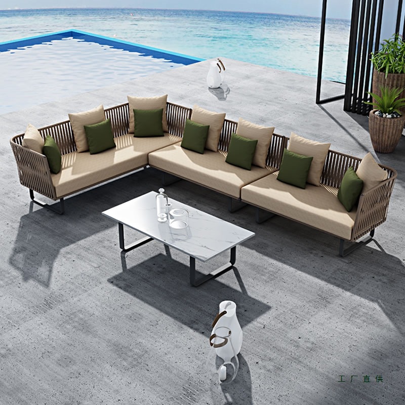Juego de sofás de mimbre para  - Outdoor Furniture Metal Chairs reseña y precio