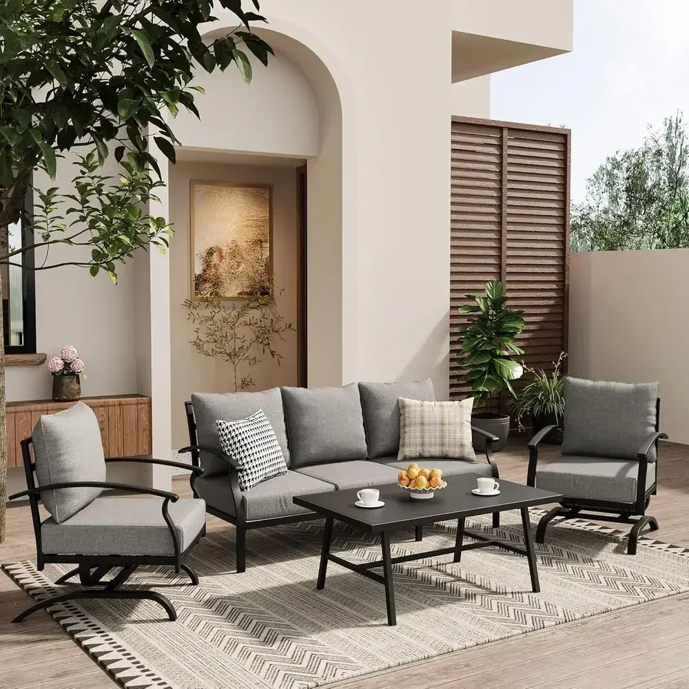 Conjunto de muebles de metal p - Outdoor Furniture Metal Chairs reseña y precio