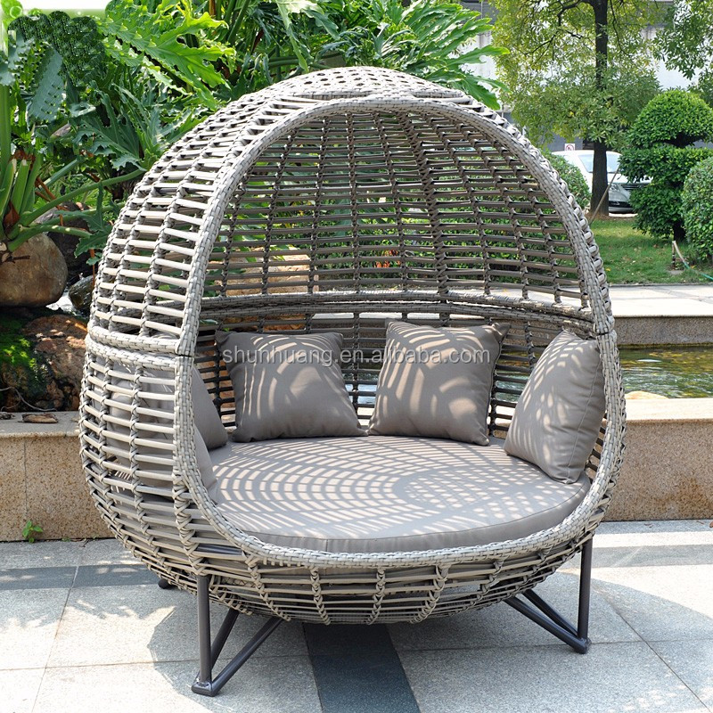 Tumbona nórdica para patio, so - Outdoor Daybed Furniture reseña y precio