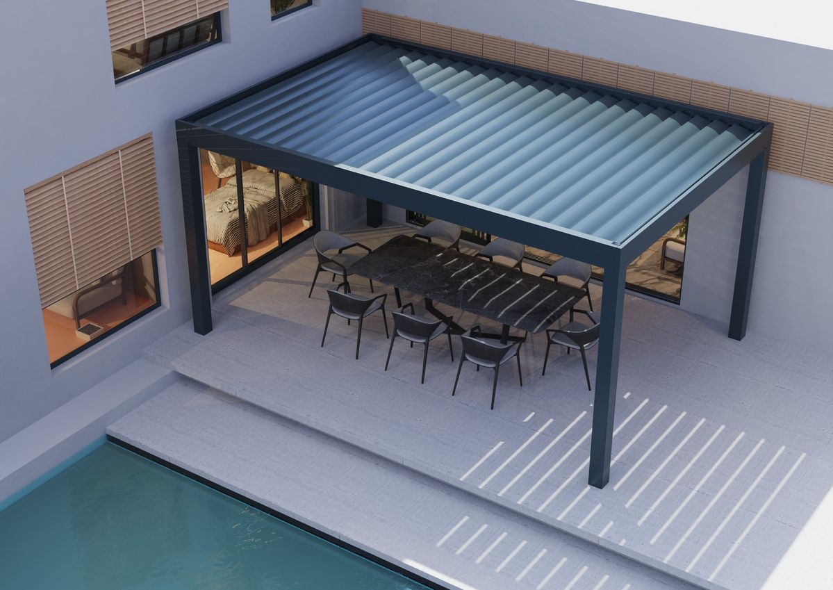Pabellón Rectangular de Aleaci - Outdoor Furniture Metal reseña y precio